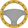 Generated Product Preview for Ingrid Review of Honeycomb, Bees & Polka Dots Steering Wheel Cover (Personalized)