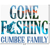 Generated Product Preview for Hank Cumbee Review of Gone Fishing Graphic Decal - Custom Sizes (Personalized)