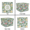 Generated Product Preview for Regina Review of Vintage Floral Gift Box with Lid - Canvas Wrapped (Personalized)