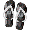 Generated Product Preview for Brenda Review of Modern Chic Argyle Flip Flops (Personalized)