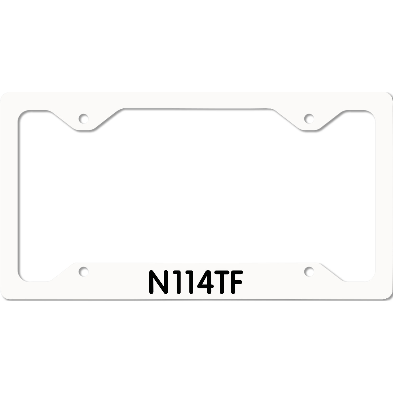Generated Product Preview for Howard Luce Review of Airplane & Pilot License Plate Frame (Personalized)
