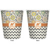 Generated Product Preview for Melissa Review of Swirls, Floral & Chevron Waste Basket (Personalized)
