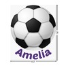 Generated Product Preview for Barbara Logan Review of Soccer Graphic Decal - Custom Sizes (Personalized)