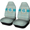 Generated Product Preview for Kelly Review of Teal Circles & Stripes Car Seat Covers (Set of Two) (Personalized)