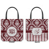Generated Product Preview for Sherry W Review of Maroon & White Canvas Tote Bag (Personalized)