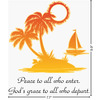 Generated Product Preview for Robert Ashley Review of Tropical Sunset Graphic Decal - Custom Sizes (Personalized)