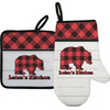 Generated Product Preview for Leisa S. Review of Lumberjack Plaid Right Oven Mitt & Pot Holder Set w/ Name or Text
