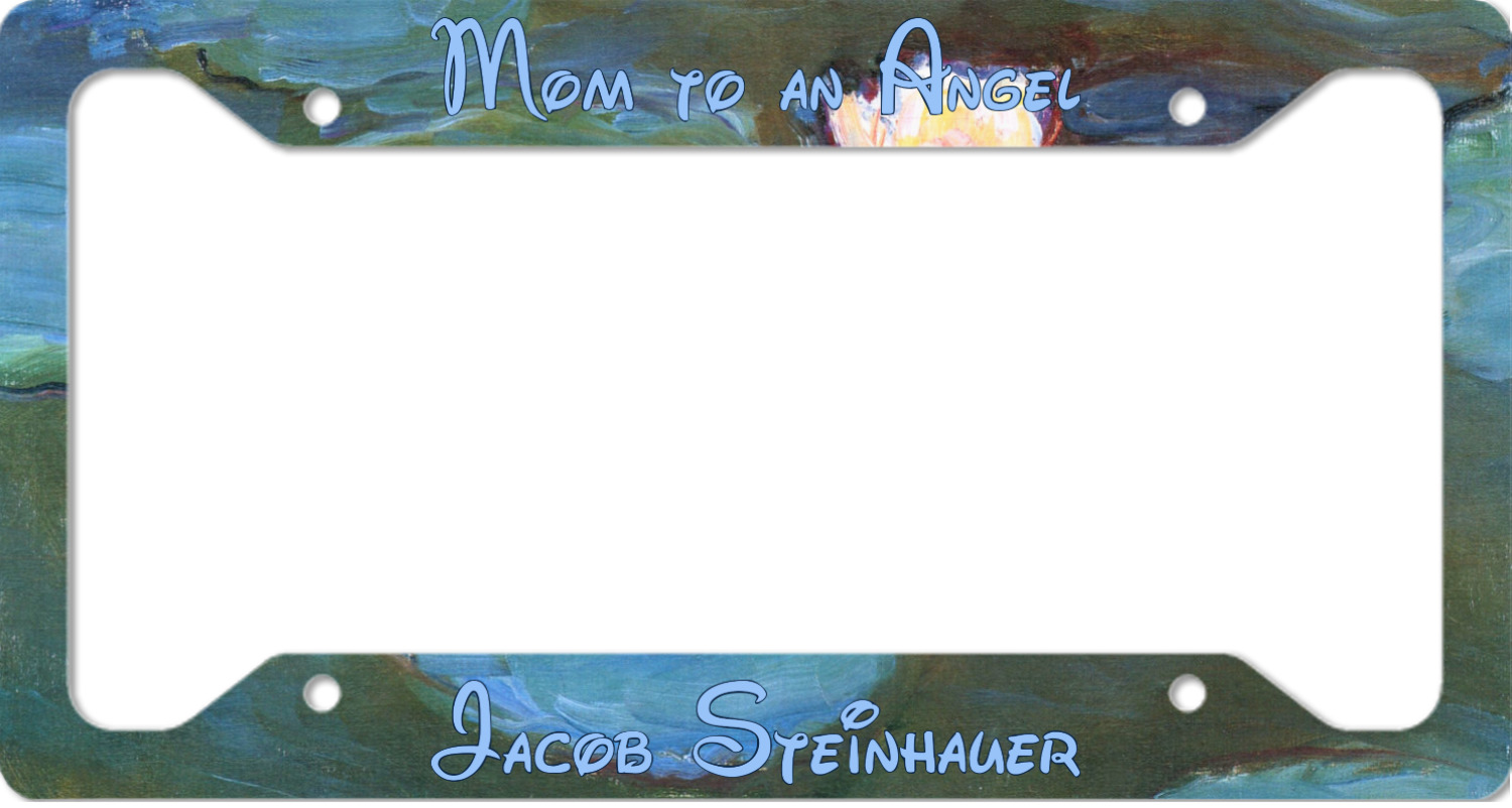 Custom License Plate Frames Style C Design & Preview Online