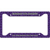 Generated Product Preview for JANET Review of Pawprints & Bones License Plate Frame (Personalized)
