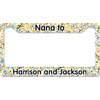 Generated Product Preview for Janie Review of Swirly Floral License Plate Frame (Personalized)