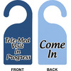 Generated Product Preview for Shari J Review of Design Your Own Door Hanger