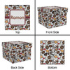 Generated Product Preview for Kathleen Gonzalez Review of Dog Faces Gift Box with Lid - Canvas Wrapped (Personalized)