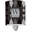 Generated Product Preview for Brenda Review of Modern Chic Argyle Ceramic Night Light (Personalized)