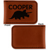 Generated Product Preview for Deborah Review of Dinosaurs Leatherette Magnetic Money Clip (Personalized)