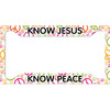 Generated Product Preview for Cynthia Review of Peace Sign License Plate Frame (Personalized)