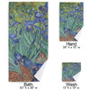 Generated Product Preview for christopher bauerlein Review of Irises (Van Gogh) Bath Towel Set - 3 Pcs