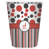 Generated Product Preview for Joyce Hayward Review of Red & Black Dots & Stripes Waste Basket (Personalized)