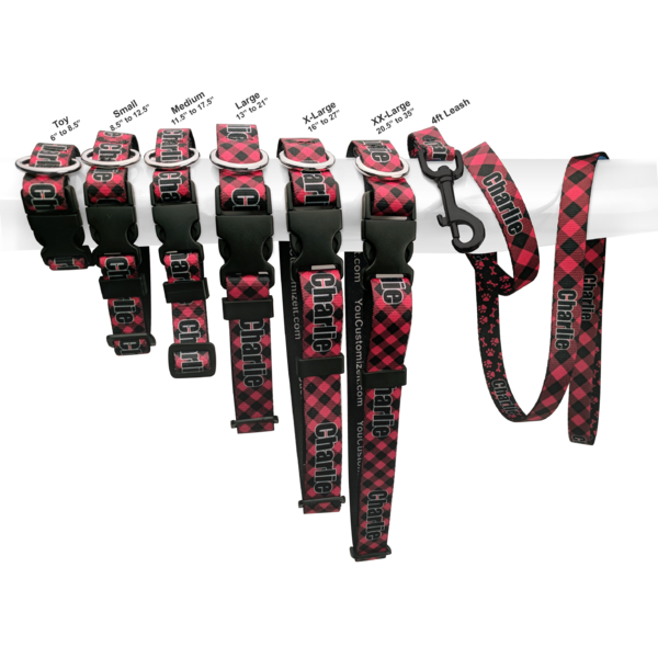 Dog Collar Comparison Multiple Sizes