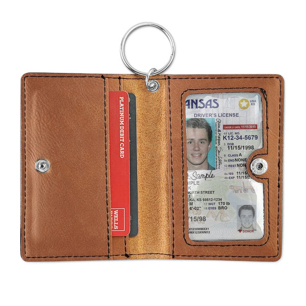 ID Keychain Wallet Open