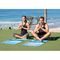Yoga Mat Towel With Exercising Yogis