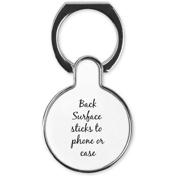 Back View of Phone Ring Holder & Stand