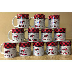 Preppy 11 Oz Coffee Mug - White (Personalized)