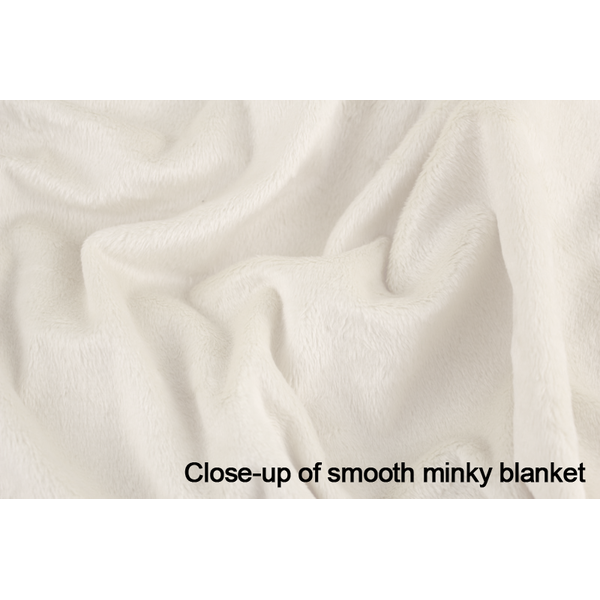 Smooth Minky Blanket - CloseUP
