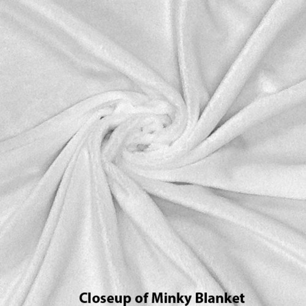 Pet Minky Blanket - Closeup