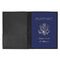 Genuine Leather Passport Wallet w/Passport - Inside View