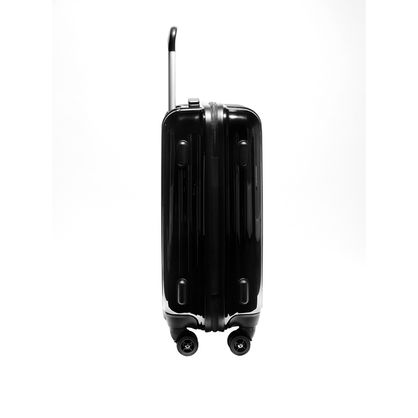 Hard case tall carry on wheels and feet
