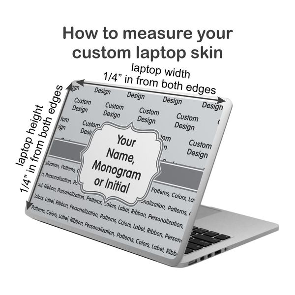 How to measure your custom laptop skin