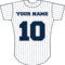 Name and Number Templates for Iron On Patches