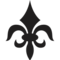 Fleur De Lis Templates for Round Glass Cutting Boards