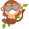 Monkeys Templates for Grocery Bags