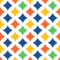 Geometric Templates for Cube Pouf Ottomans
