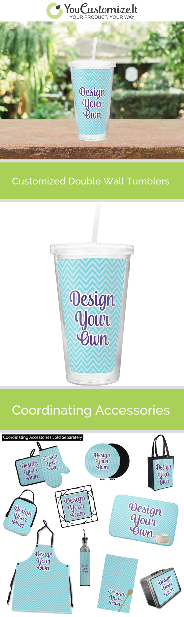 Custom Easter Bunny Double Wall Tumbler with Straw (Personalized)