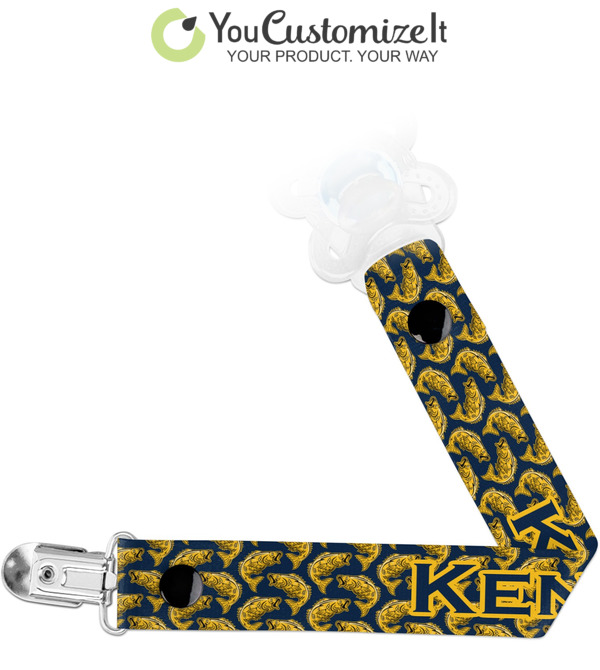 Custom Fish Pacifier Clip (Personalized) | YouCustomizeIt
