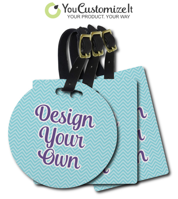 Design Your Own Plastic Luggage Tag 