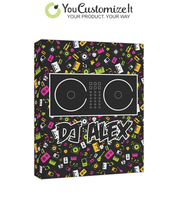 Custom DJ Music Master Canvas Print (Personalized) | YouCustomizeIt