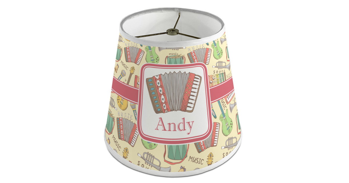 Custom Vintage Musical Instruments Empire Lamp Shade (Personalized ...