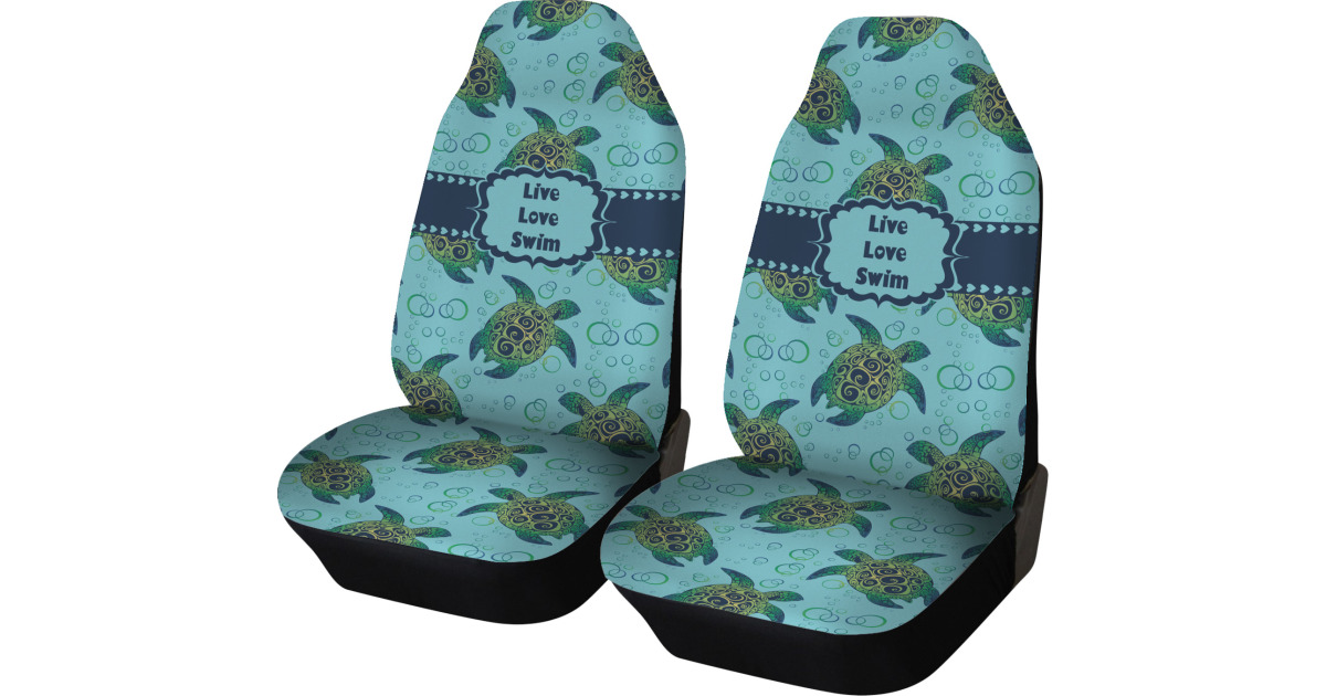 Okotoks Summer Turtles Car Seat Belt Cover 7''x12.6''