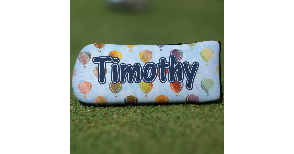 Custom Watercolor Hot Air Balloons Blade Putter Cover (Personalized ...