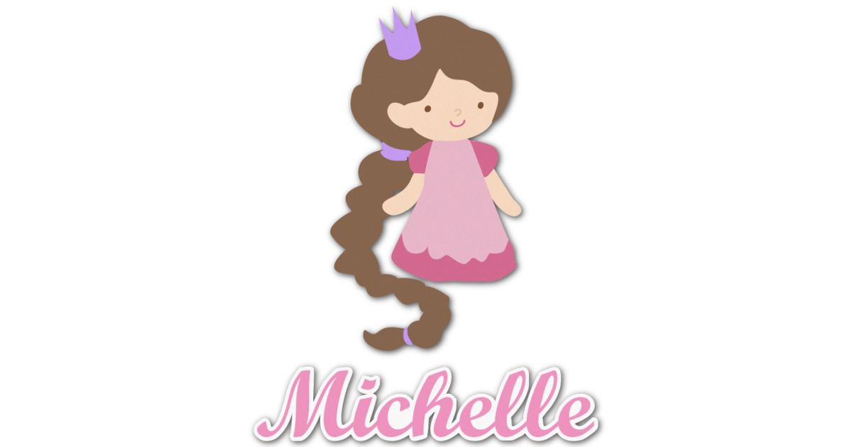 Custom Princess Print Graphic Decal - Custom Sizes (Personalized ...