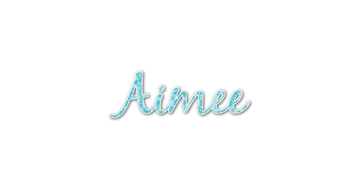 Custom Lace Name/Text Decal - Custom Sizes (Personalized) | YouCustomizeIt