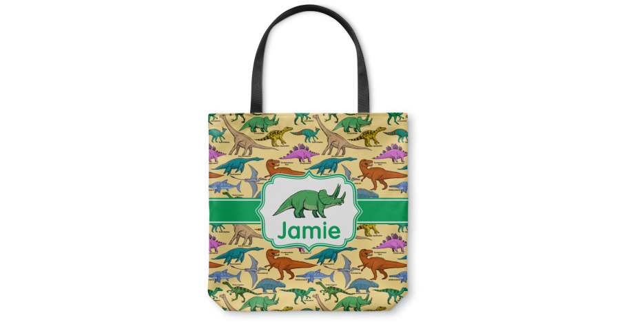 Dinosaurs Canvas Tote Bag (Personalized) - YouCustomizeIt