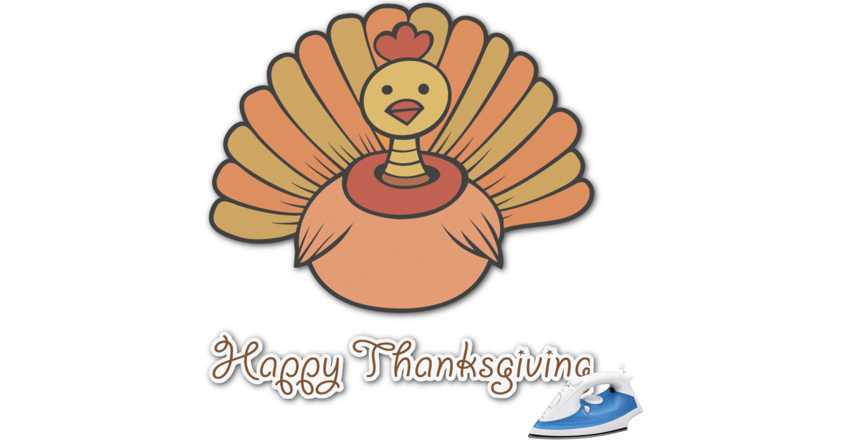 Custom Thanksgiving Graphic Iron On Transfer - Up to 4.5"x4.5