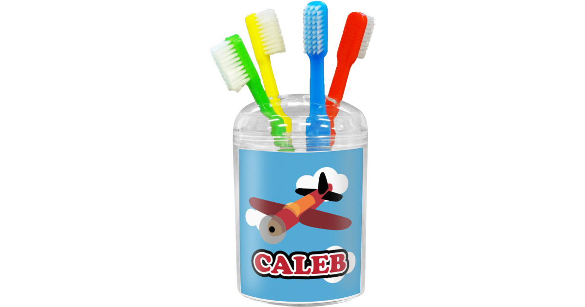 Custom Airplane Toothbrush Holder (Personalized) | YouCustomizeIt