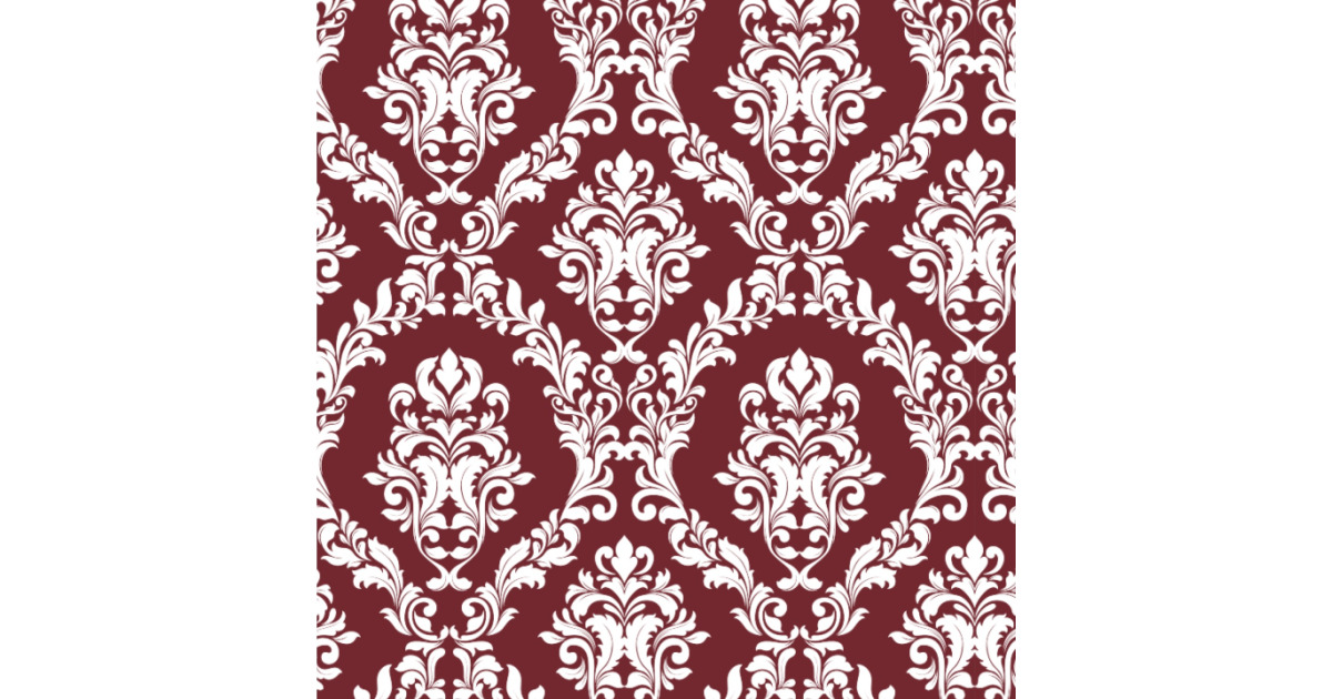 Maroon & White Wallpaper & Surface Covering (Peel & Stick 24"x 24