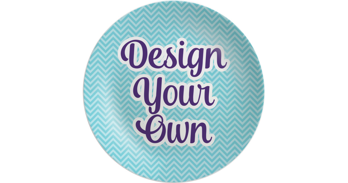 Custom 10" Melamine Plates | Design & Preview Online | YouCustomizeIt