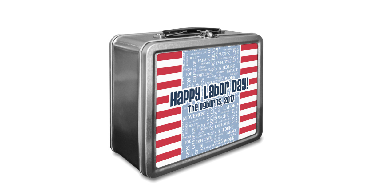 Custom Labor Day Lunch Box (Personalized) | YouCustomizeIt